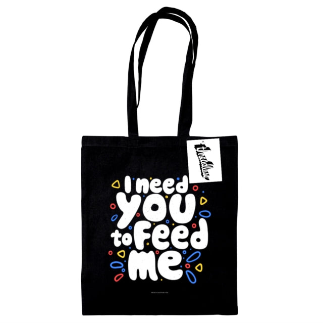 Book cover of: Tobe Fonseca (I Need You To Feed Me) Black Tote Bag
