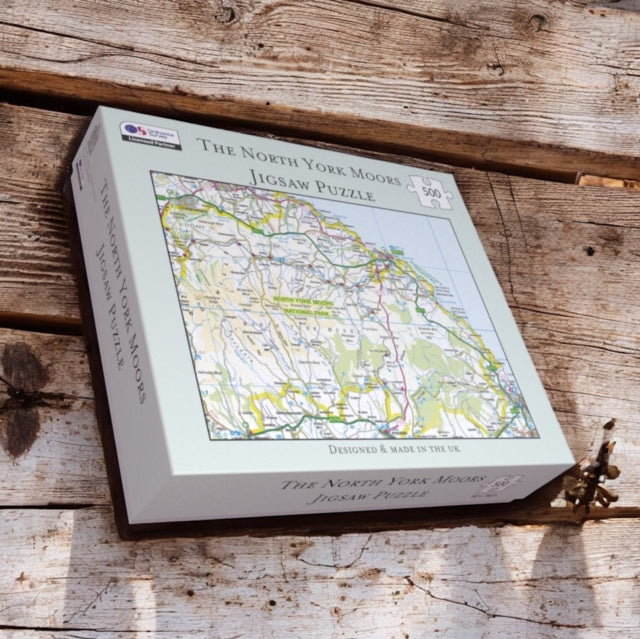 Book cover of: OS Map 500 Piece Premium Jigsaw Puzzle - North York Moors National Park