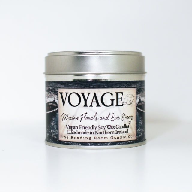 Book cover of: Voyage- Scented Soy Candle- Marine Florals and Sea Breeze