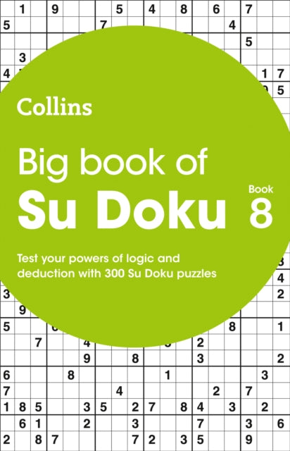 Book cover of: Big Book of Su Doku 8. By: Collins Puzzles