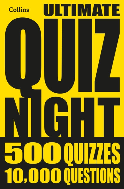 Book cover of: Collins Ultimate Quiz Night. By: Collins Puzzles