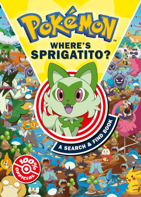 Pokemon Where’s Sprigatito: A Search & Find Book 9780008682361 Pokémon