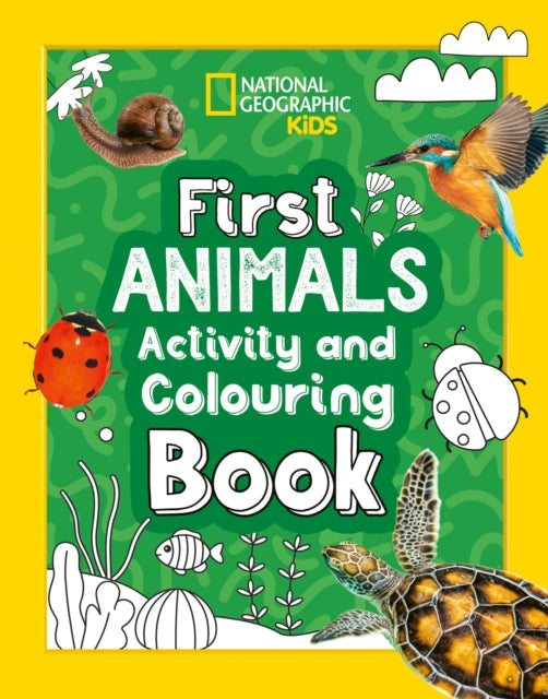 Book cover of: First Animals Activity and Colouring Book