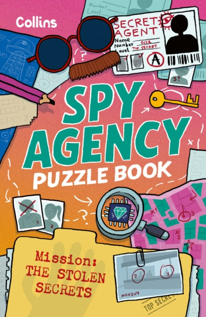 Book cover of: Spy Agency Puzzle Book – The Stolen Secrets