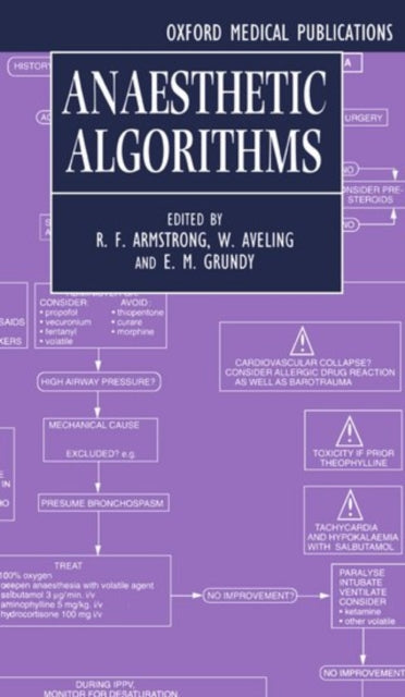 Book cover of: Anaesthetic Algorithms