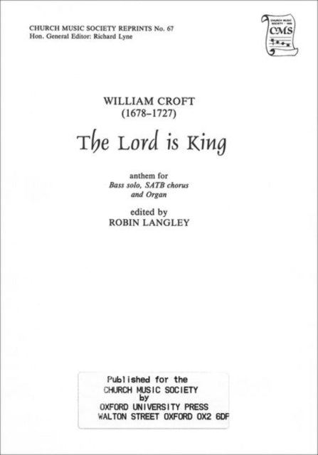 Book cover of: Lord is King