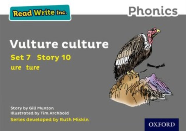 Read Write Inc. Phonics: Vulture Culture (Grey Set 7 Storybook 10) 9780198372356 Gill Munton