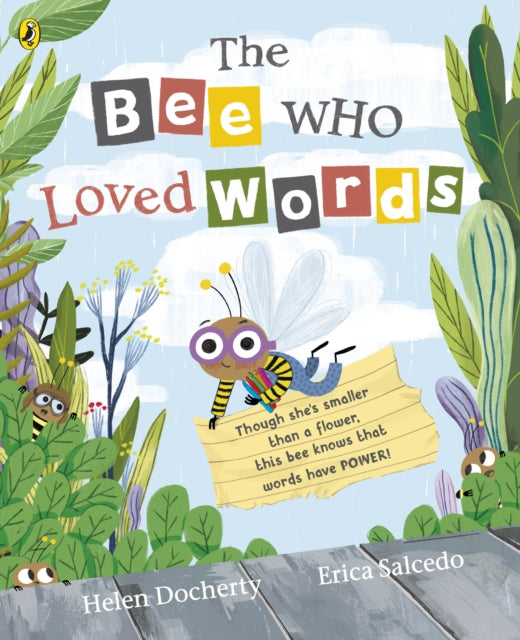 Book cover of: Bee Who Loved Words. By: Helen Docherty