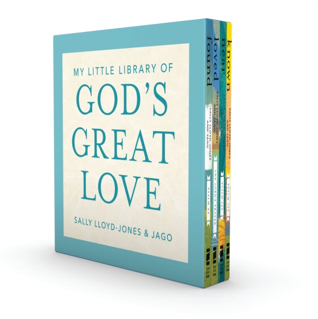 Book cover of: My Little Library of God’s Great Love. By: Sally Lloyd-Jones