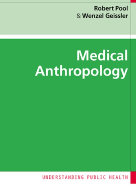 Book cover of: Medical Anthropology. By: Robert Pool