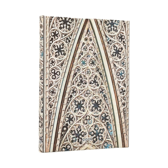 2026 Vault of the Milan Cathedral (Duomo di Milano) Midi 12-month Vertical Hardcover Flexi Dayplanner 2026 (Wrap Closure) 9780349707747 Paperblanks