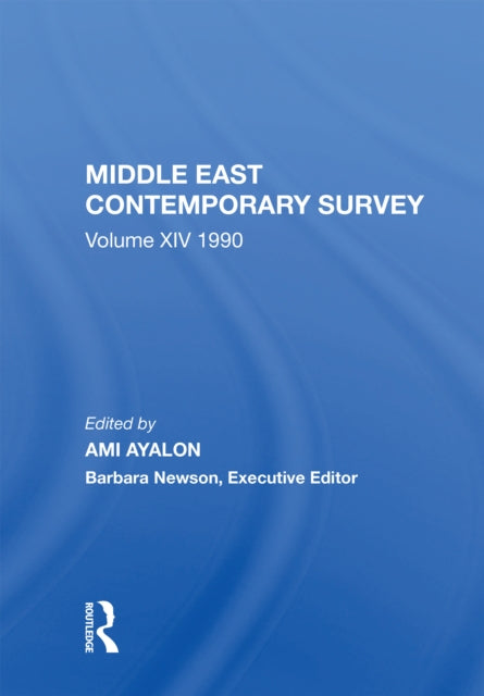 Book cover of: Middle East Contemporary Survey, Volume Xiv: 1990. By: Ami Ayalon