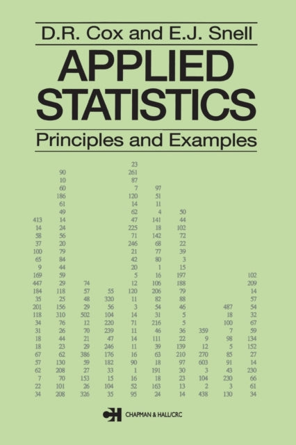 Book cover of: Applied Statistics - Principles and Examples