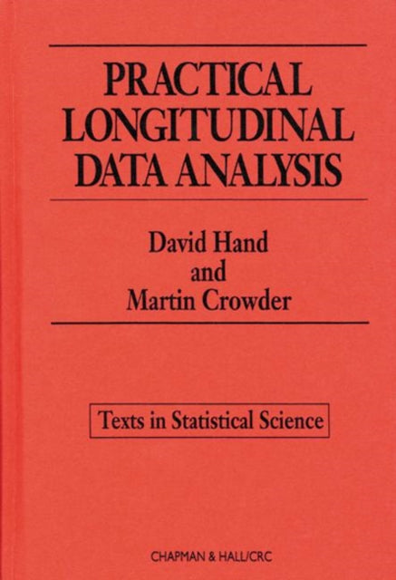 Book cover of: Practical Longitudinal Data Analysis. By: David J. Hand