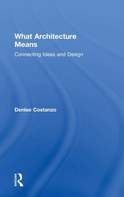 Book cover of: What Architecture Means. By: Denise Costanzo