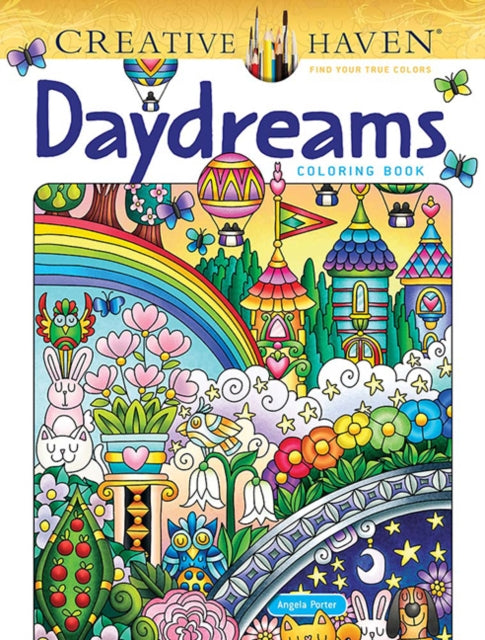 Book cover of: Creative Haven Daydreams Coloring Book. By: Angela Porter