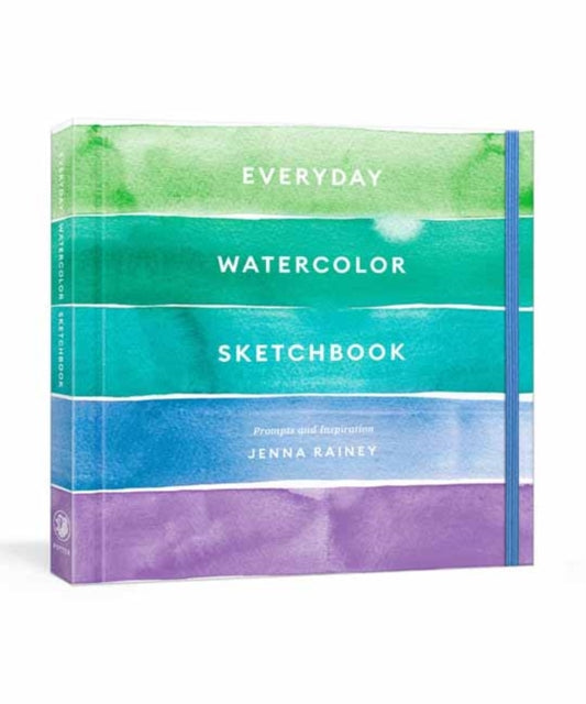 Book cover of: Everyday Watercolor Sketchbook. By: Jenna Rainey