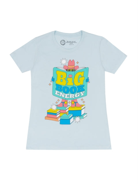Book cover of: Big Book Energy Women's Crew T-shirt Xx-large