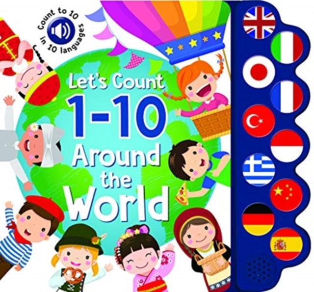 Book cover of: 10 Button Sound - Let's Count 1-10 Around the World