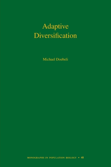 Book cover of: Adaptive Diversification. By: Michael Doebeli