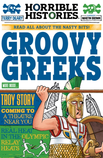Groovy Greeks (newspaper edition) 9780702312410 Terry Deary