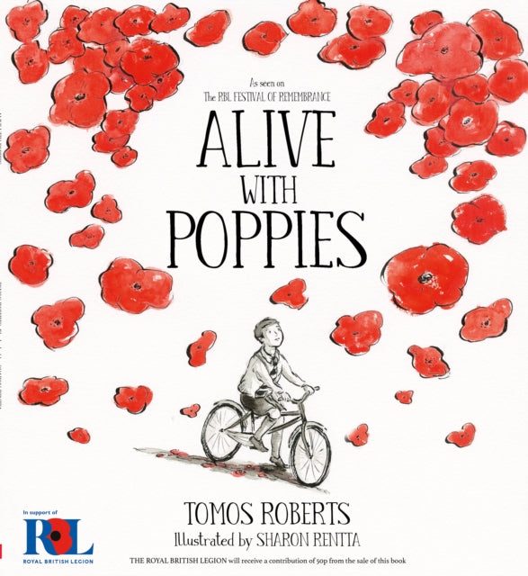 Book cover of: Alive with Poppies. By: Tomos Roberts