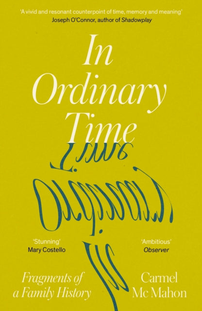 Book cover of: In Ordinary Time. By: Carmel Mc Mahon