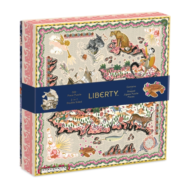 Book cover of: Liberty Maxine 500 Piece Double Sided Puzzle With Shaped Pieces