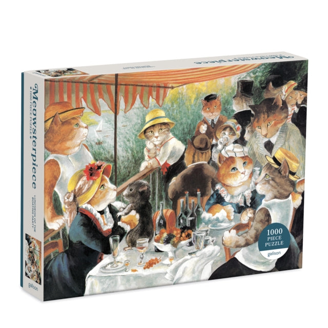 Book cover of: Luncheon of the Boating Party Meowsterpiece of Western Art 1000 Piece Puzzle