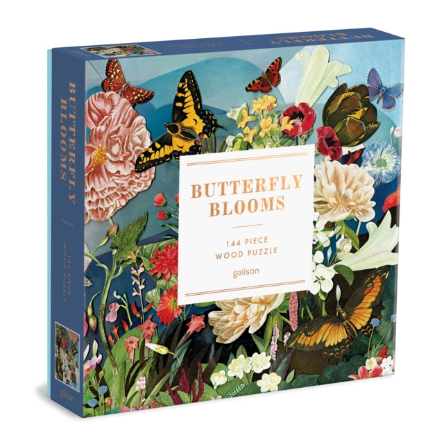 Book cover of: Butterfly Blooms 144 Piece Wood Puzzle