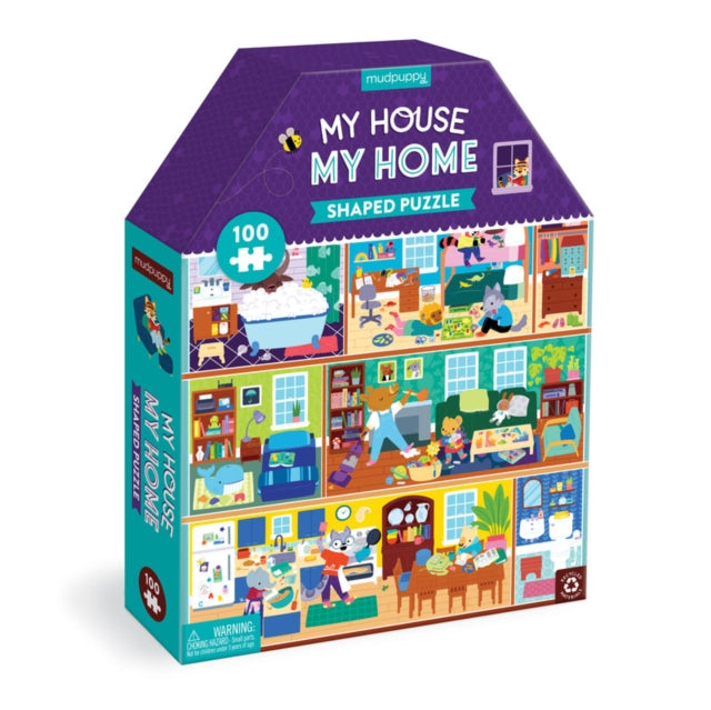 Book cover of: My House, My Home 100 Piece House-Shaped Puzzle