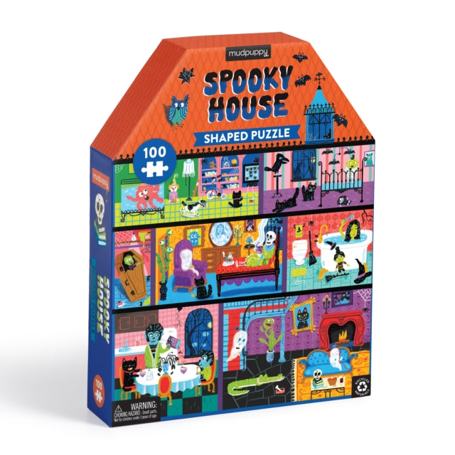 Book cover of: Spooky House 100 piece House-Shaped Puzzle