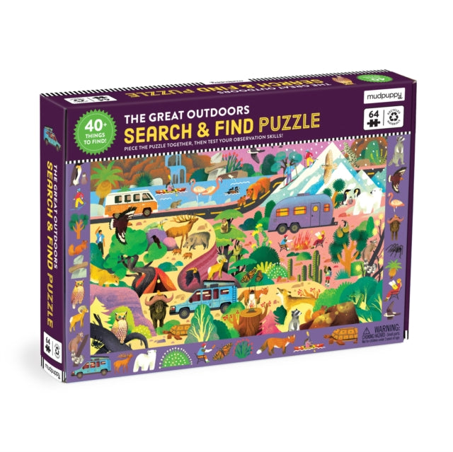 Book cover of: Great Outdoors 64 piece Search and Find Puzzle