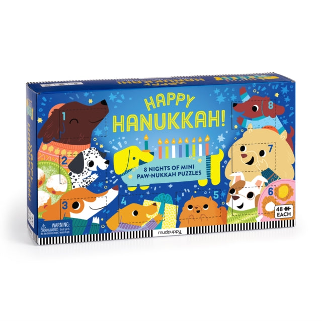 Book cover of: Happy Hanukkah! Countdown Puzzle Set