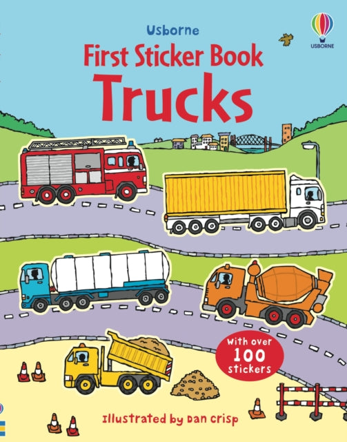 Book cover of: First Sticker Book Trucks