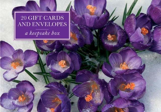 Book cover of: Tin Box of 20 Gift Cards and Envelopes: Crocus
