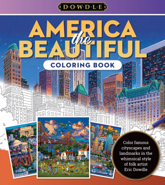 Book cover of: America the Beautiful Coloring Book. By: Eric Dowdle