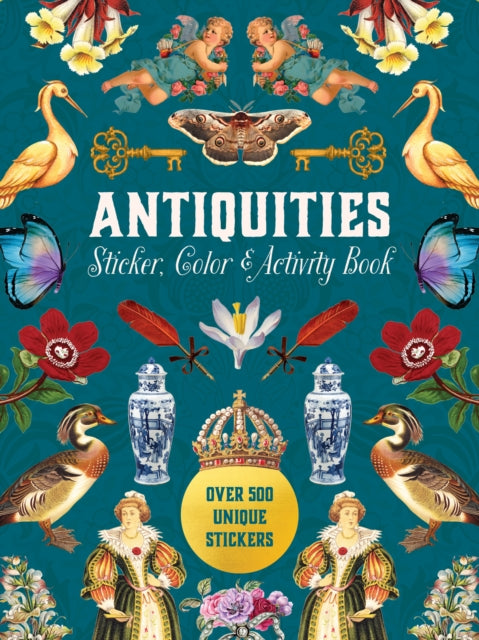 Book cover of: Antiquities Sticker, Color & Activity Book. By: Editors of Chartwell Books