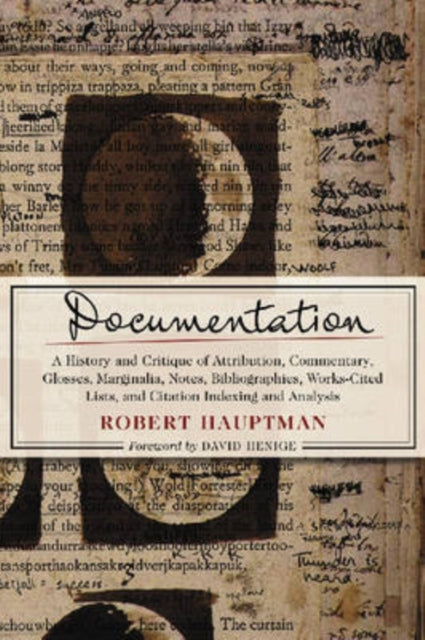 Book cover of: Documentation. By: Robert Hauptman