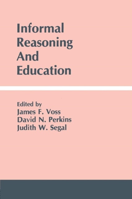Book cover of: Informal Reasoning and Education