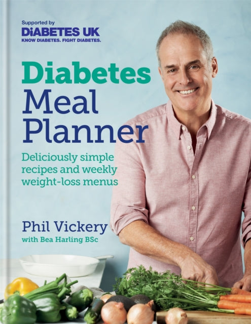Book cover of: Diabetes Meal Planner. By: Phil Vickery