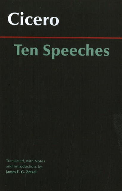 Book cover of: Ten Speeches. By: Cicero