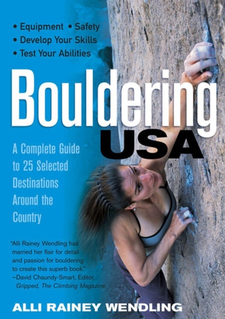 Book cover of: Bouldering USA. By: Alli Rainey Wendling