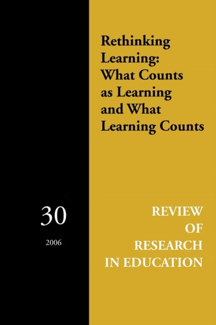 Book cover of: Rethinking Learning: What Counts as Learning and What Learning Counts