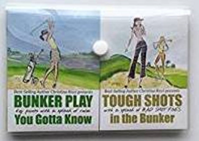 Book cover of: Bunker Play + Tough Shots in the Bunker. By: Christina Ricci (golfer)