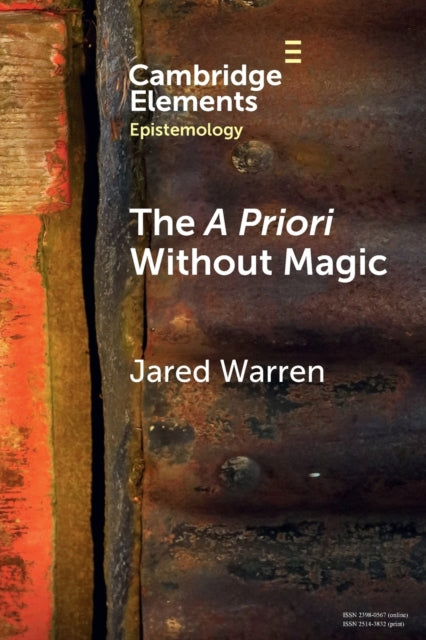 Book cover of: A Priori without Magic. By: Jared Warren
