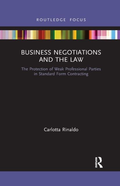 Book cover of: Business Negotiations and the Law. By: Carlotta Rinaldo
