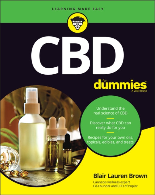 Book cover of: CBD For Dummies. By: Dummies
