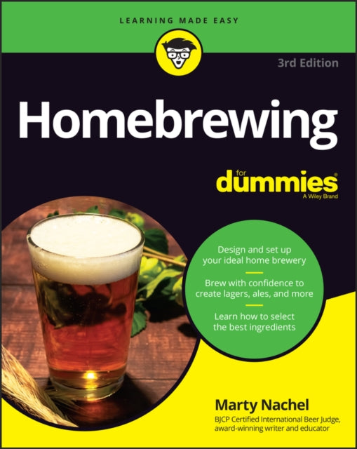 Book cover of: Homebrewing For Dummies. By: Marty Nachel