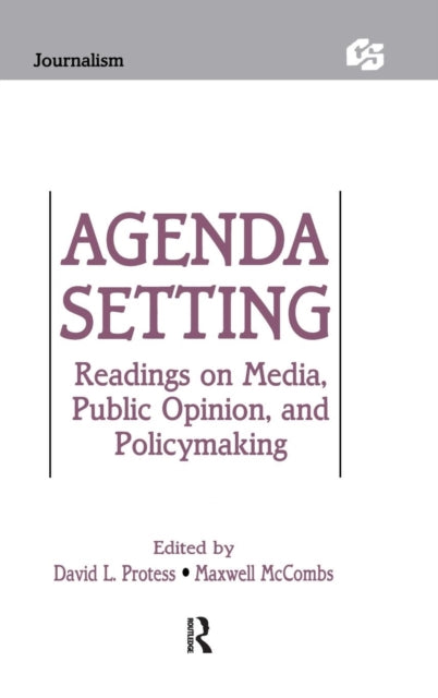 Book cover of: Agenda Setting. By: David Protess